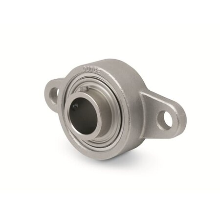 Dodge Industrial F2B-SCFS-100-SHFS, Two-Bolt Flange, Non-Expansion, SS, 1" Bore Dia. 137472